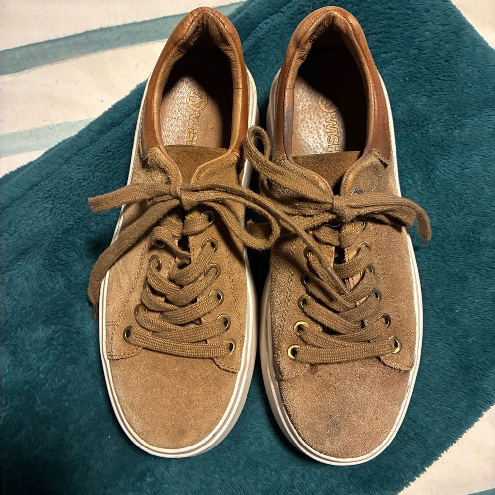 Brown Canvas Sneakers